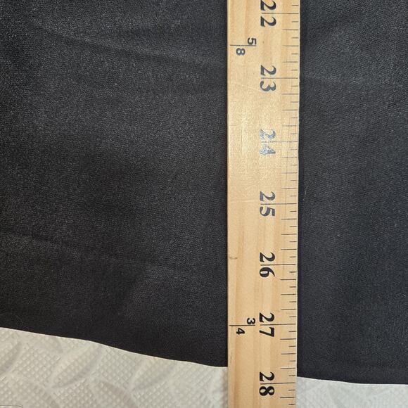 St John Evening Formal Blazer Jacket Womens 6 Black Longline Designer USA Flawed - Picture 10 of 11